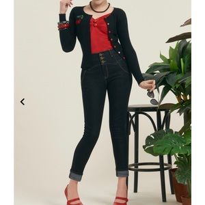 Collectif Rebel Kate Highrise Jeans